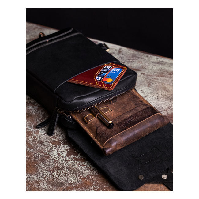 Trip Machine, Thigh Bag / Leg Bag. Black Bags Tripmachine
