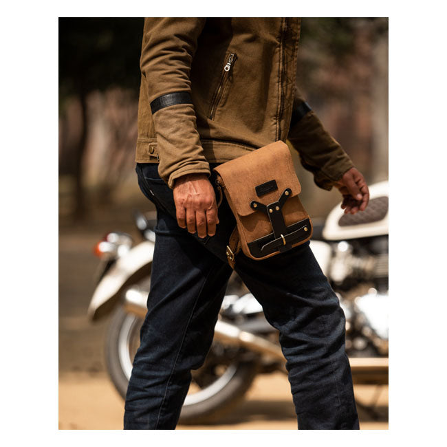 Trip Machine, Thigh Bag / Leg Bag. Tobacco Brown Bags Tripmachine