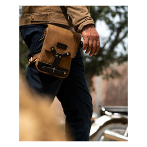 Trip Machine, Thigh Bag / Leg Bag. Tobacco Brown Bags Tripmachine