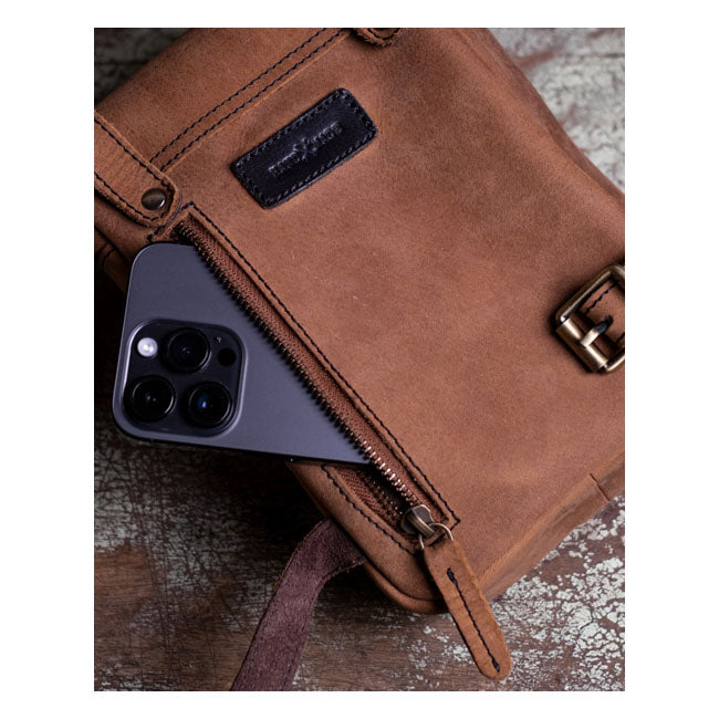 Trip Machine, Thigh Bag / Leg Bag. Tobacco Brown Bags Tripmachine
