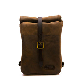 Trip Machine, Mini Backpack/Saddlebag 3.3 Liter. Tobacco Touring Luggage Tripmachine
