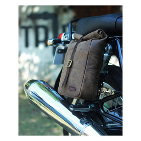 Trip Machine, Mini Backpack/Saddlebag 3.3 Liter. Tobacco Touring Luggage Tripmachine
