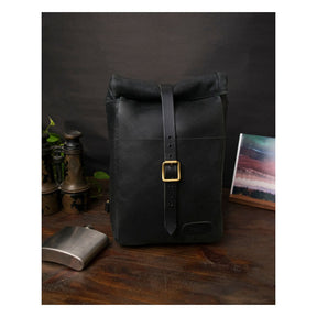 Trip Machine, Mini Backpack/Saddlebag 3.3 Liter. Black Touring Luggage Tripmachine