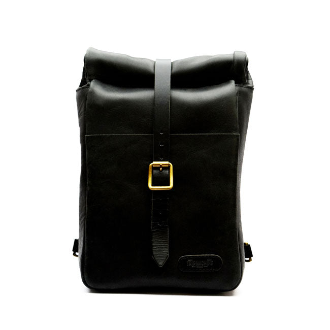 Trip Machine, Mini Backpack/Saddlebag 3.3 Liter. Black Touring Luggage Tripmachine