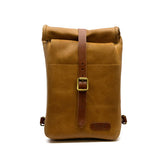 Trip Machine, Mini Backpack/Saddlebag 3.3 Liter. Vintage Tan Touring Luggage Tripmachine