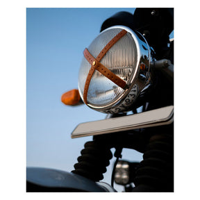 Trip Machine, Headlight X. Vintage Tan Perforated Headlamp Grills Tripmachine