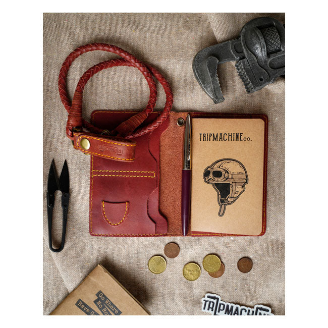 Trip Machine Explorer Wallet Cherry Red Wallets Tripmachine