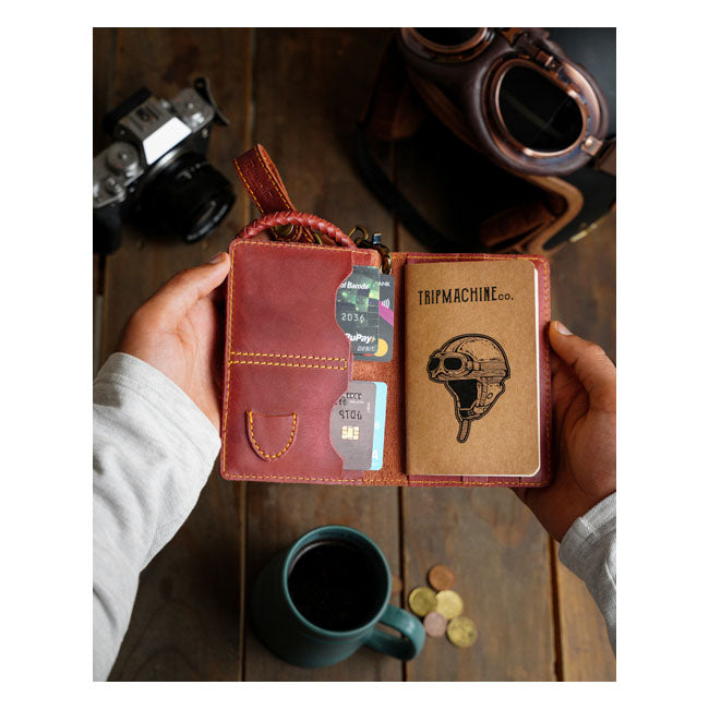 Trip Machine Explorer Wallet Cherry Red Wallets Tripmachine