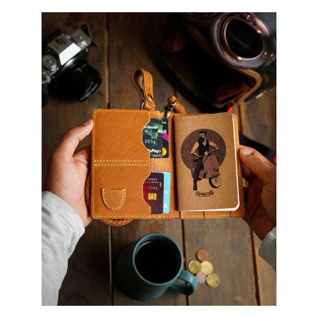 Trip Machine Explorer Wallet Vintage Tan Wallets Tripmachine