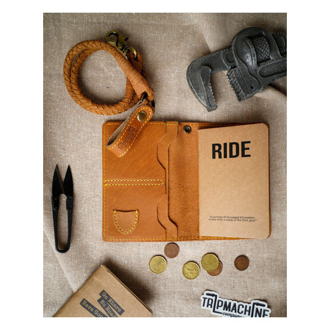 Trip Machine Explorer Wallet Vintage Tan Wallets Tripmachine