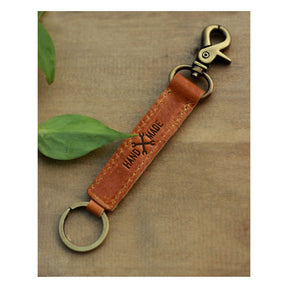 Trip Machine Classic Keyring Vintage Tan Keychains Tripmachine