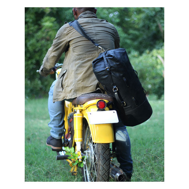 Trip Machine, Military Duffle Bag. Black Touring Luggage Tripmachine