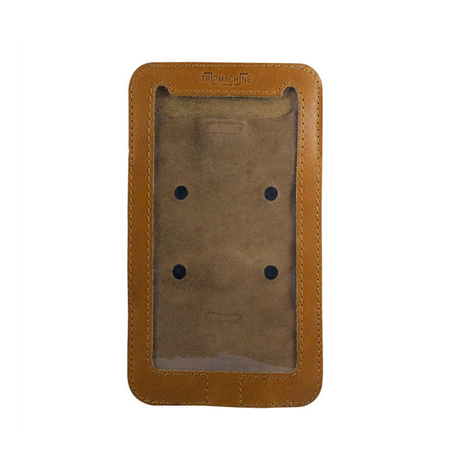 Trip Machine Phone Pouch Vintage Tan Device Holders(Phone/Gsm) Tripmachine