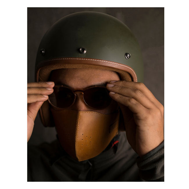 Trip Machine Face Mask Vintage Tan Face Masks Tripmachine