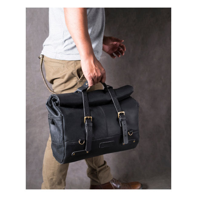 Trip Machine, Outlaw Saddlebag. Black Touring Luggage Tripmachine