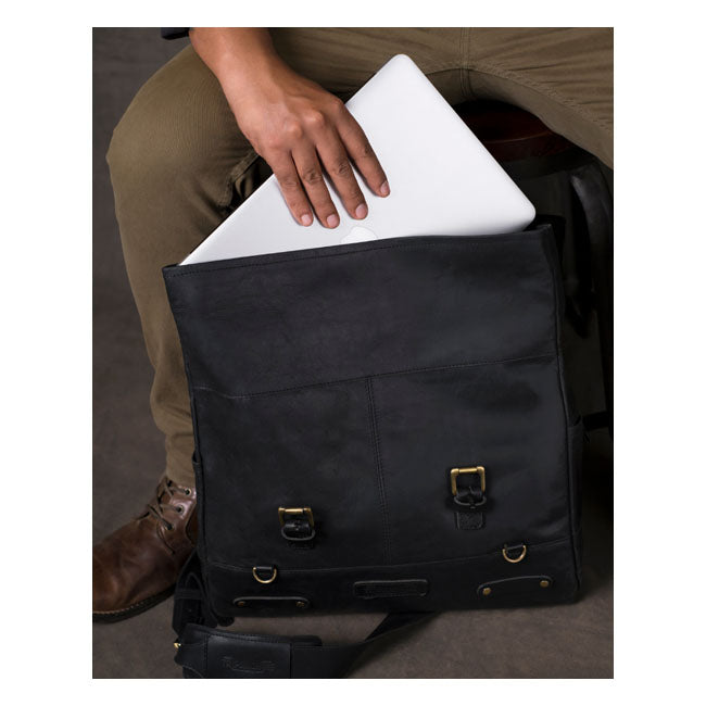 Trip Machine, Outlaw Saddlebag. Black Touring Luggage Tripmachine