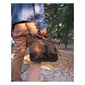 Trip Machine, Outlaw Saddlebag. Tobacco Brown Touring Luggage Tripmachine