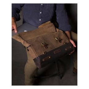 Trip Machine, Outlaw Saddlebag. Tobacco Brown Touring Luggage Tripmachine