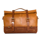 Trip Machine, Outlaw Saddlebag. Vintage Tan Touring Luggage Tripmachine