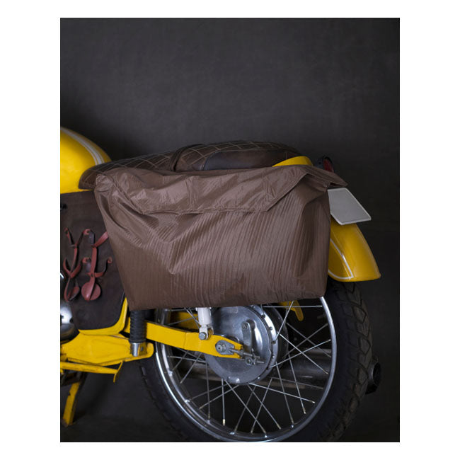 Trip Machine, Outlaw Saddlebag. Vintage Tan Touring Luggage Tripmachine