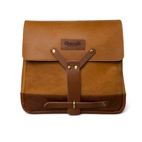 Trip Machine, Messenger Bag. Vintage Tan Touring Luggage Tripmachine
