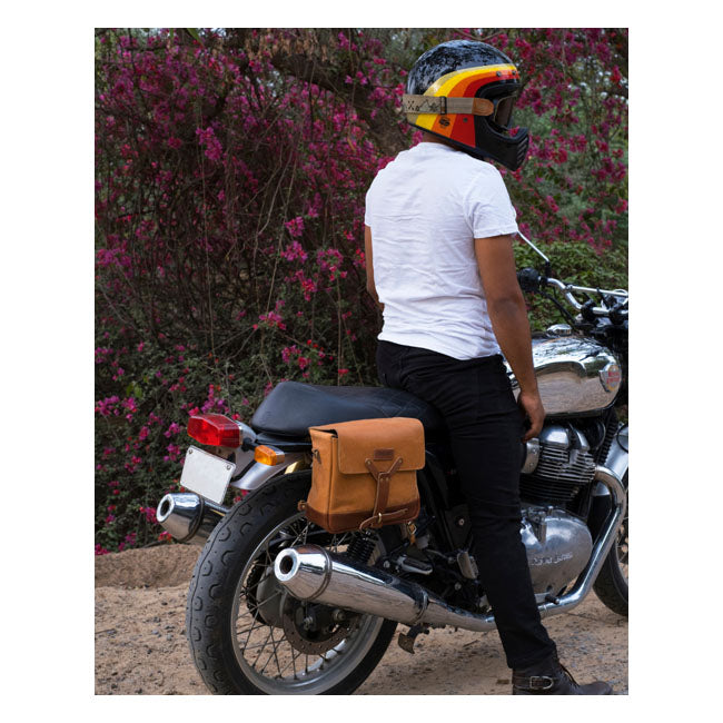 Trip Machine, Messenger Bag. Vintage Tan Touring Luggage Tripmachine