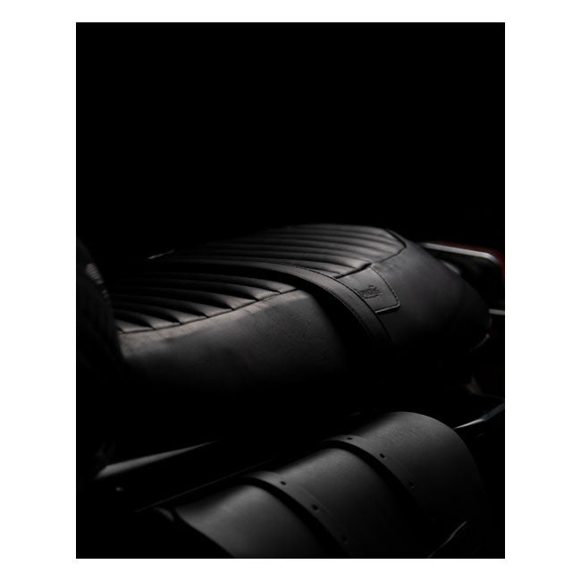 Trip Machine Touring Seat Re Twins Black Leather Touring Luggage Tripmachine