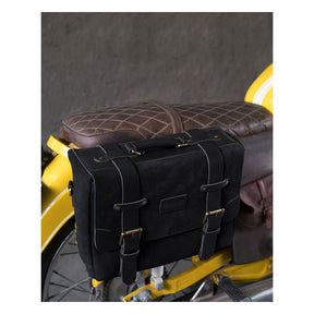 Trip Machine, Warrior Saddlebag. Black Touring Luggage Tripmachine