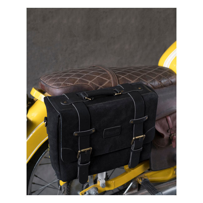 Trip Machine, Warrior Saddlebag. Black Touring Luggage Tripmachine