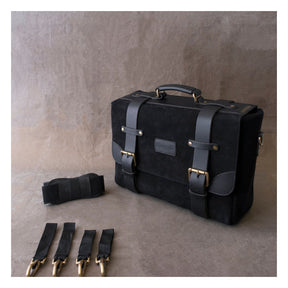 Trip Machine, Warrior Saddlebag. Black Touring Luggage Tripmachine