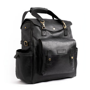 Trip Machine, Outlander Saddlebag. Black Touring Luggage Tripmachine
