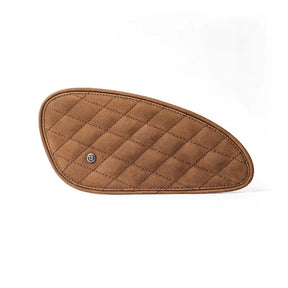 Trip Machine, Diamond Leather Gas Tank Pad Set. Tobacco Kneepad Sets Tripmachine