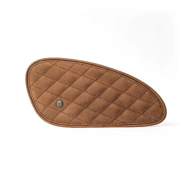 Trip Machine, Diamond Leather Gas Tank Pad Set. Tobacco Kneepad Sets Tripmachine