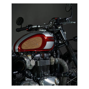 Trip Machine, Diamond Leather Gas Tank Pad Set. Tobacco Kneepad Sets Tripmachine