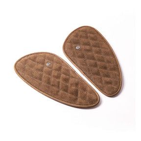 Trip Machine, Diamond Leather Gas Tank Pad Set. S Tobacco Kneepad Sets Tripmachine
