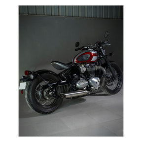 Trip Machine, Classic Leather Tank Pad Set. Black Kneepad Sets Tripmachine