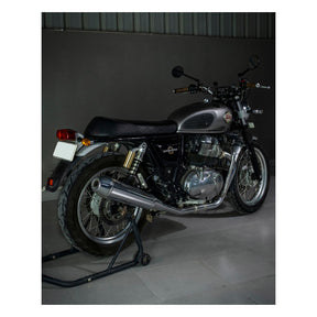 Trip Machine, Classic Leather Tank Pad Set. Black Suede Kneepad Sets Tripmachine