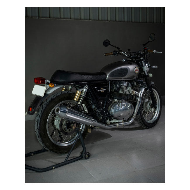 Trip Machine, Classic Leather Tank Pad Set. Black Suede Kneepad Sets Tripmachine
