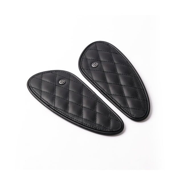 Trip Machine, Mini Diamond Tank Pads. Black Kneepad Sets Tripmachine
