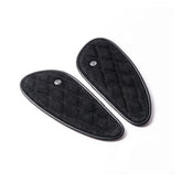 Trip Machine, Mini Diamond Tank Pads. Black Suede Kneepad Sets Tripmachine