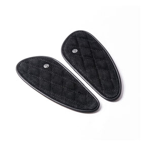 Trip Machine, Mini Diamond Tank Pads. Black Suede Kneepad Sets Tripmachine