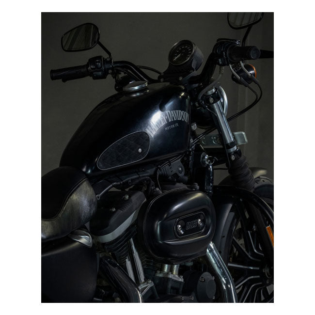 Trip Machine, Mini Diamond Tank Pads. Black Suede Kneepad Sets Tripmachine