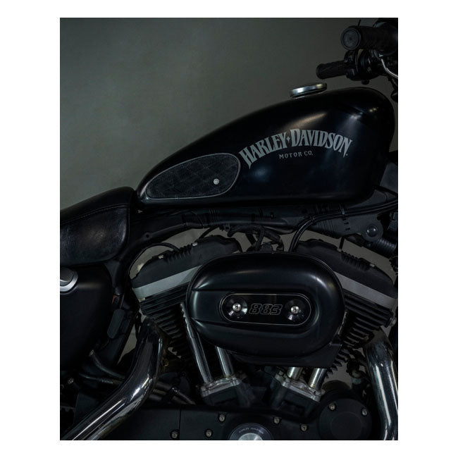 Trip Machine, Mini Diamond Tank Pads. Black Suede Kneepad Sets Tripmachine