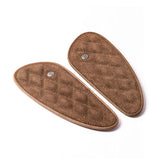Trip Machine, Mini Diamond Tank Pads. Tobacco Suede Kneepad Sets Tripmachine