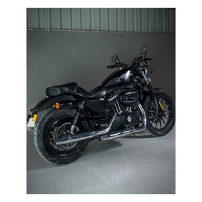 Trip Machine, Mini Classic Leather Tank Pads. Black Kneepad Sets Tripmachine