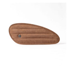 Trip Machine, Mini Classic Leather Tank Pads. Tobacco Kneepad Sets Tripmachine
