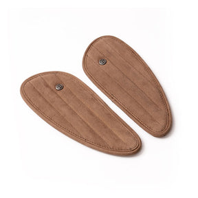Trip Machine, Mini Classic Leather Tank Pads. Tobacco Kneepad Sets Tripmachine