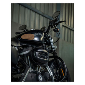 Trip Machine, Mini Classic Leather Tank Pads. Tobacco Kneepad Sets Tripmachine