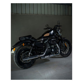 Trip Machine, Mini Classic Leather Tank Pads. Tobacco Kneepad Sets Tripmachine