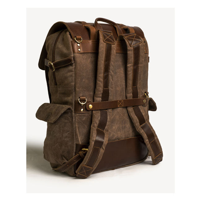 Trip Machine Rambler Backpack Bag Vintage Tan Touring Luggage Tripmachine
